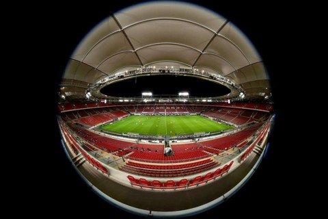 Stadium without spectators