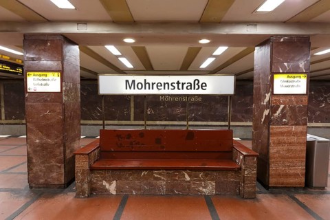 Mohrenstrasse Berlin Underground Metro Underground Station Tunnel Station U Bahn