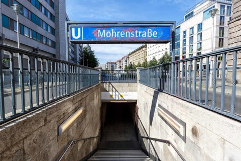 Mohrenstrasse Berlin subway Metro subway station Station U Bahn
