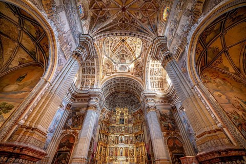 Golden high altar