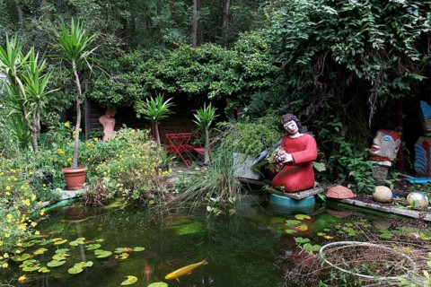 Sculpture park of the artist Jochen Bach