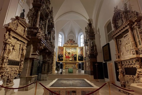 Interior of the city church St