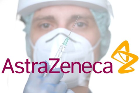 Symbol picture Corona vaccine of the company ASTRAZENECA