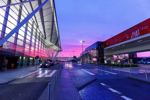 Terminal of Gdansk Airport Gdansk Lech Walesa Airport