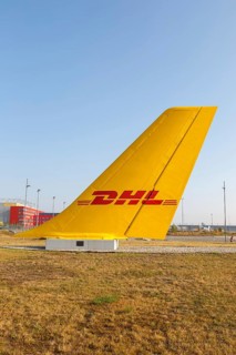 DHL Hub Leipzig Airport Halle LEJ Airport Aircraft vertical tail