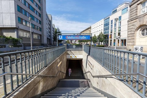 Mohrenstrasse Berlin subway Metro subway station Station U Bahn