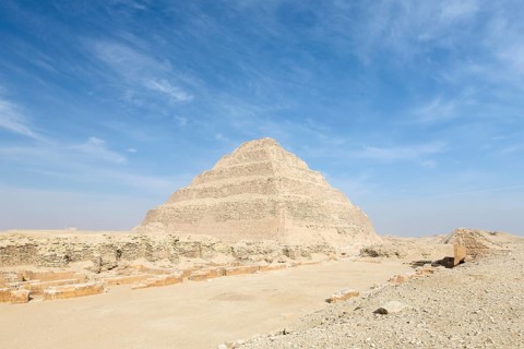 The stepped pyramid of Djoser