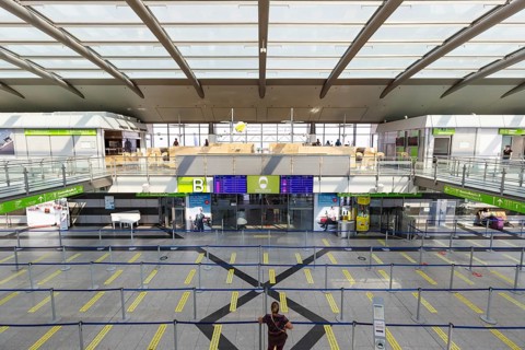 Terminal of Dortmund Airport