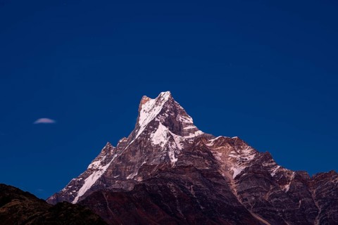 Machapuchare in the evening light