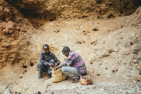 Musa and Mohammed from Doonyaha in their cave