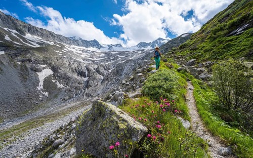 Moraine landscape