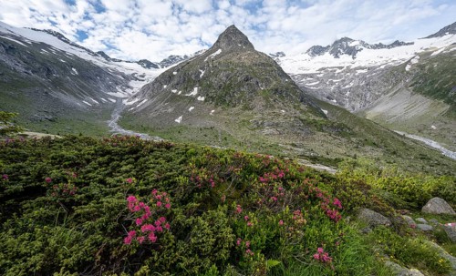 Mountains on the Berliner Hoehenweg
