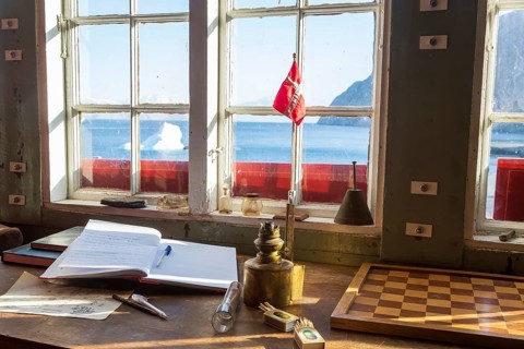 Refuge on the east coast of Greenland