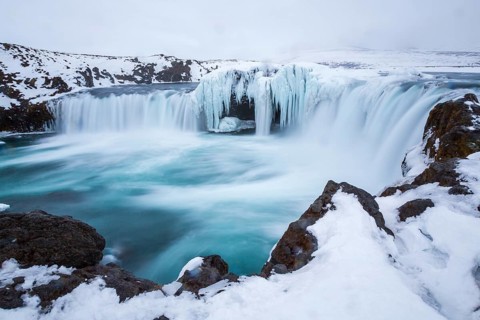 Frozen Godafoss