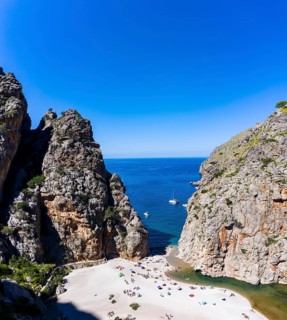 Aerial view Sa Calobra