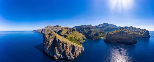 Aerial view Sa Calobra