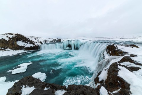 Frozen Godafoss