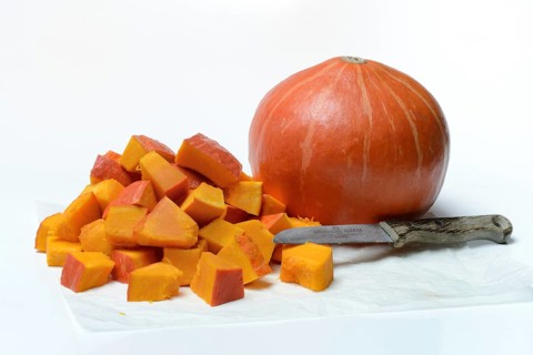 Pumpkin and pumpkin cubes