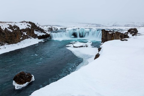 Frozen Godafoss