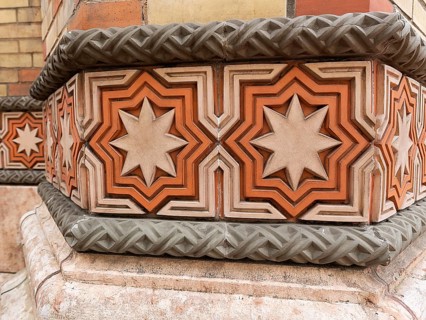 Stars of David in a wall
