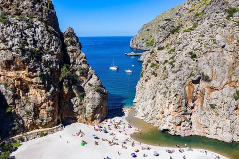 Aerial view Sa Calobra