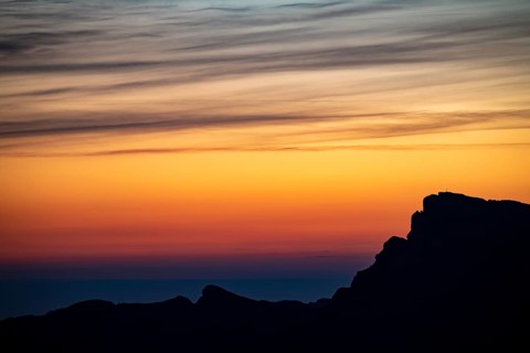 Summit of the high Ifen at sunrise