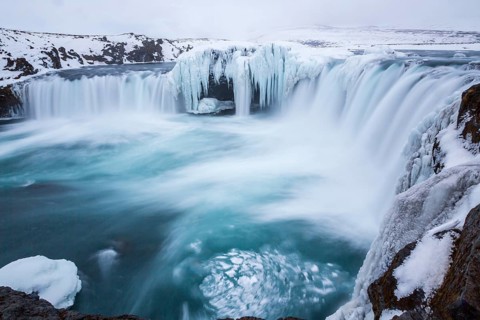 Frozen Godafoss