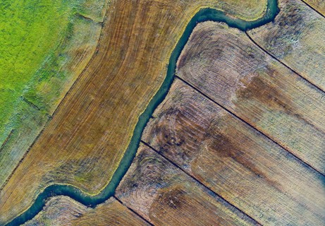 Natural course of the Zellerache river from the Irrsee