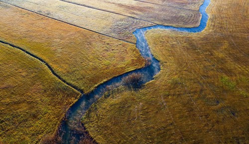 Natural course of the Zellerache river from the Irrsee