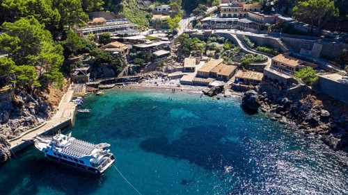 Aerial view Sa Calobra