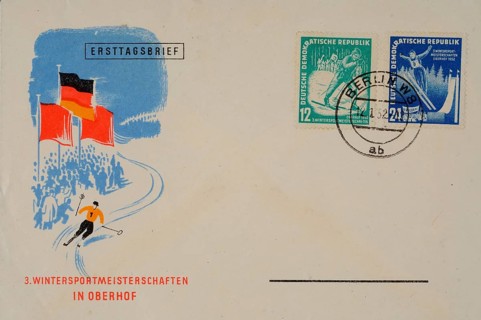First day cover of the German Democratic Republic