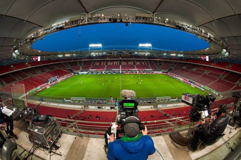 Stadium without spectators