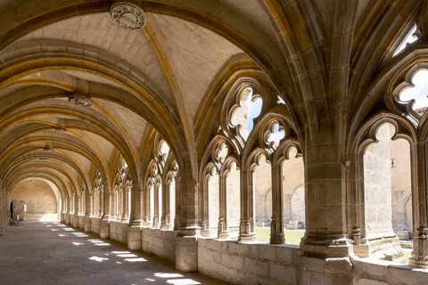 Galery of the Cloister of the Saint Robert abbey