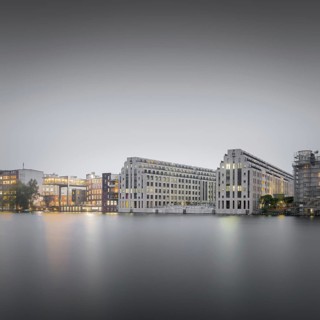 The Curvry Campus on the Spree in Berlin Kreuzberg