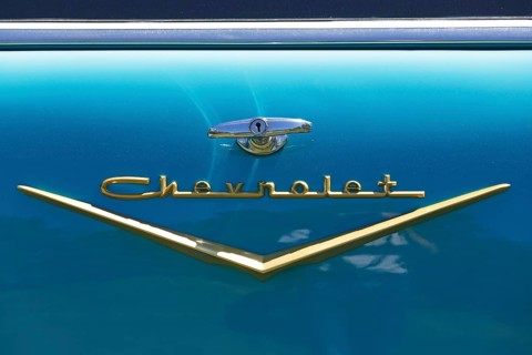 Lettering oldtimer Chevrolet Bel Air