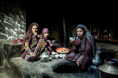 Two woman and a girl