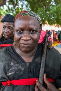Woman at a Voodoo ceremony in Dogondoutchi