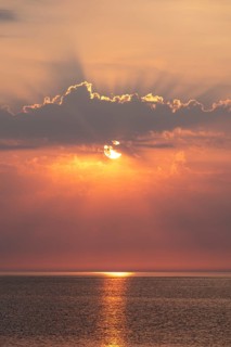 Sunset at the Baltic Sea