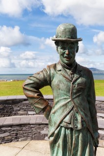 Bronze statue of Charlie Chaplin