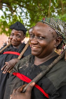Woman at a Voodoo ceremony in Dogondoutchi