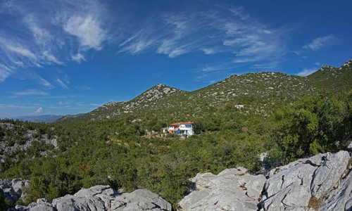 Lonely situated house near Sv. Juraj