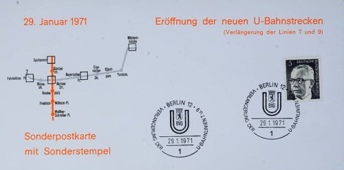 First day cover of the German Federal Post Office