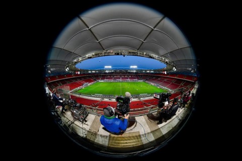 Stadium without spectators