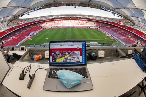 Workplace of a journalist