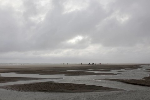 Beach from Cox's Bazaar to monsoon rain