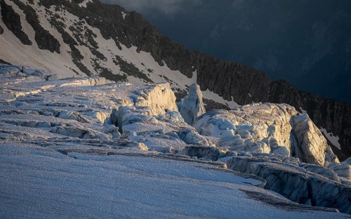 Crevasses at the Glacier du Tour