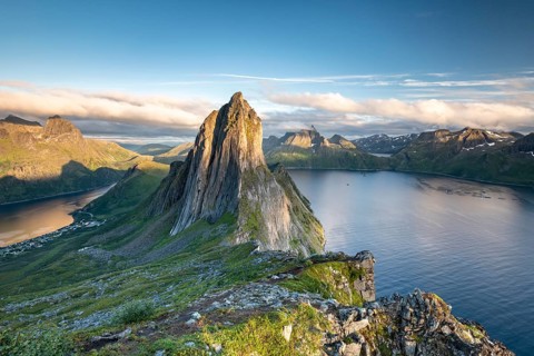 Steep mountain Segla