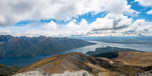 View of South Fiord of Lake Te Anau