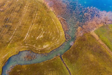 Natural course of the Zellerache river from the Irrsee