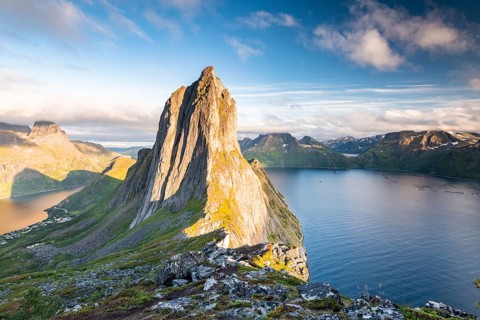 Steep mountain Segla